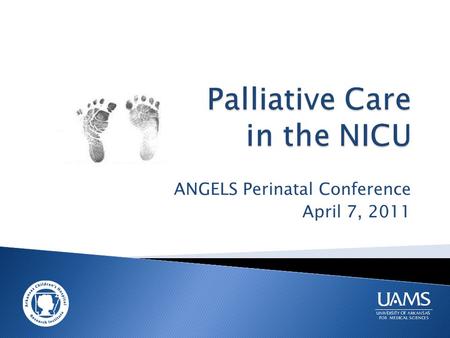 ANGELS Perinatal Conference April 7, 2011.  Background and definitions  Important aspects of palliative care services  Parents’ perspectives  Practical.
