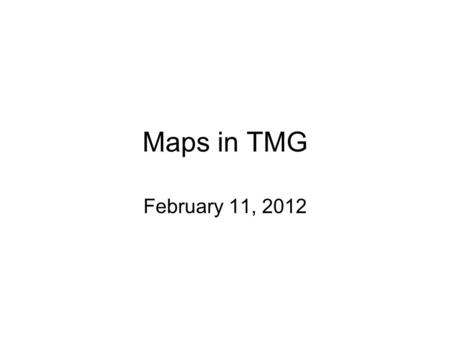 Maps in TMG February 11, 2012. Portolan – Magazine of the Washington Map Society.