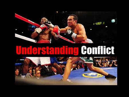 Understanding Conflict. 3.3 Analyze interactions between characters in a literary text by focusing on internal and external conflicts.