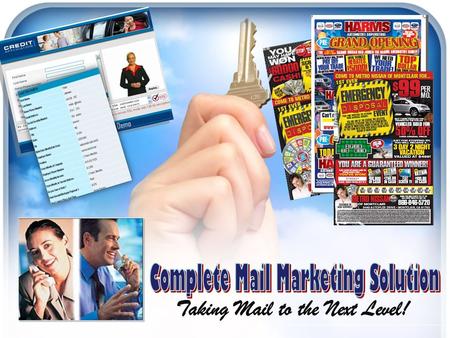 Phone Ups - Floor Traffic Credit Apps – E- Mail Leads.