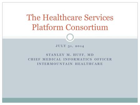 Intermountain Healthcare Organizational Chart
