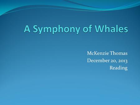 McKenzie Thomas December 20, 2013 Reading. Pygmy Bryde’s Whale The Scientific name for Brydes whale is Balaenoptera edeni. Bryde's (pronounced broodus)