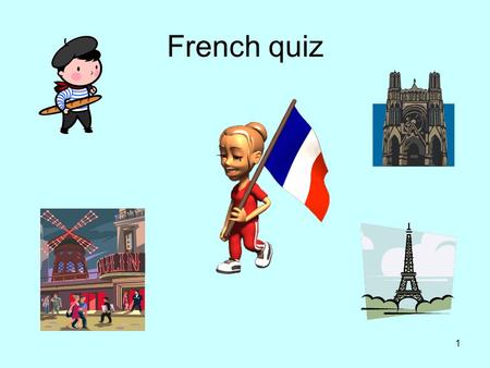 French quiz.