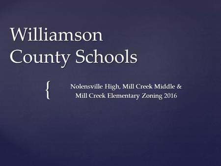 Williamson County Schools