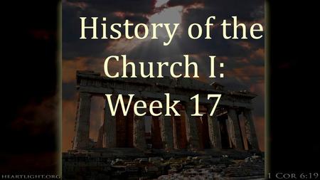 History of the Church I: Week 17. The Fall of the Papacy  During the 13 th and 14 th centuries, Europe started to rely less and less on the Papacy. 