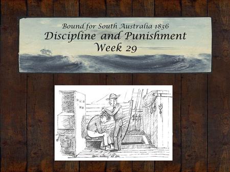 Bound for South Australia 1836 Discipline and Punishment Week 29 Hair cutting at sea. Edward Snell, 1849.