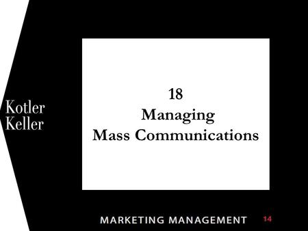 18 Managing Mass Communications