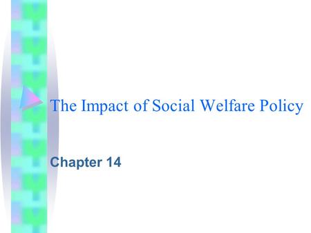 The Impact of Social Welfare Policy Chapter 14. How does social policy play a role? It protects our civil and human rights.