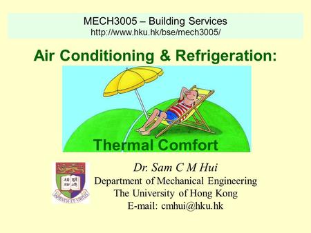 Air Conditioning & Refrigeration: