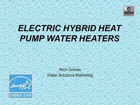 ELECTRIC HYBRID HEAT PUMP WATER HEATERS