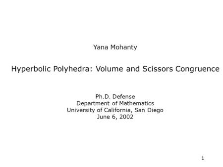 Hyperbolic Polyhedra: Volume and Scissors Congruence