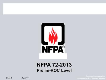 NFPA 72-2013 Prelim-ROC Level.