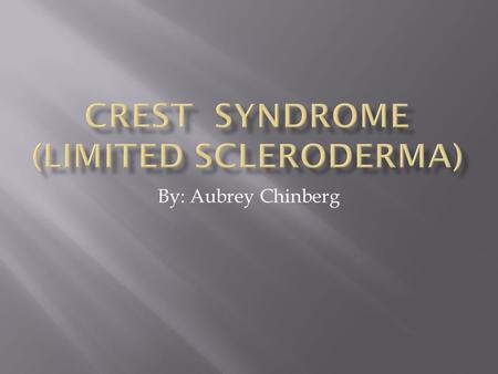 By: Aubrey Chinberg.  Scleroderma affects a person’s skin, blood vessels, muscles and internal organs  It is an autoimmune disorder.  Autoimmune disorders.