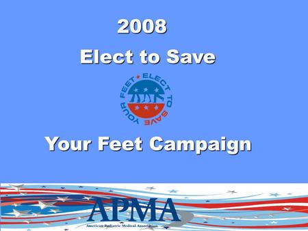 2008 Elect to Save Your Feet Campaign. Diabetes Fast Facts Close to 24 million people or 8 percent of the population living in the U.S. has diabetes 17.9million.