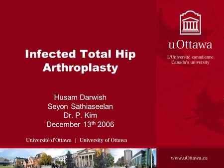 Infected Total Hip Arthroplasty