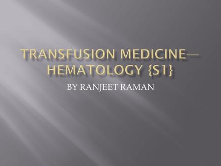 BY RANJEET RAMAN.  Almost all hemolytic transfusion reactions are caused by mislabeling and misadmini- stering ​ ​ blood samples into the wrong patient!