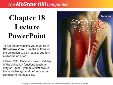 Chapter 18 Lecture PowerPoint
