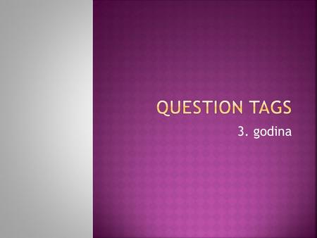 question tags presentation