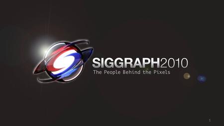 1. SIGGRAPH 2010 Single Scattering in Heterogeneous Participating media Cyril Delalandre Pascal Gautron Jean-Eudes MarvieGuillaume François Technicolor.