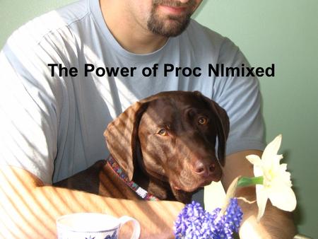 The Power of Proc Nlmixed. Introduction Proc Nlmixed fits nonlinear mixed-effects models (NLMMs) – models in which the fixed and random effects have a.