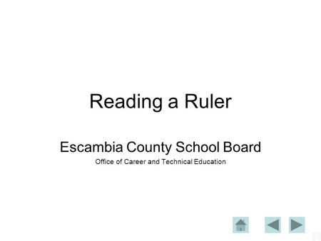 Escambia County School Board Office of Career and Technical Education