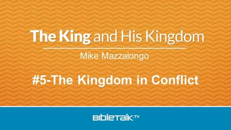 Mike Mazzalongo #5-The Kingdom in Conflict. Jesus summoned His twelve disciples and gave them authority over unclean spirits, to cast them out, and to.