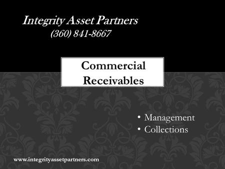 Integrity Asset Partners (360) Commercial Receivables