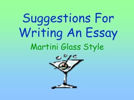 essay writing tips ppt