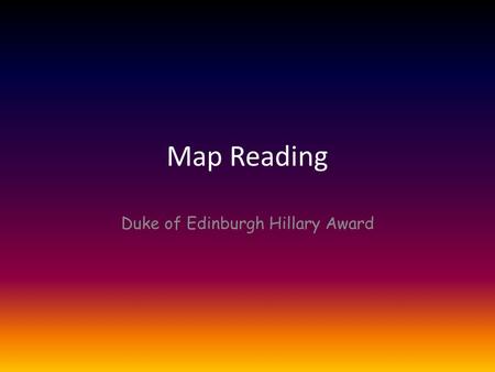 Duke of Edinburgh Hillary Award