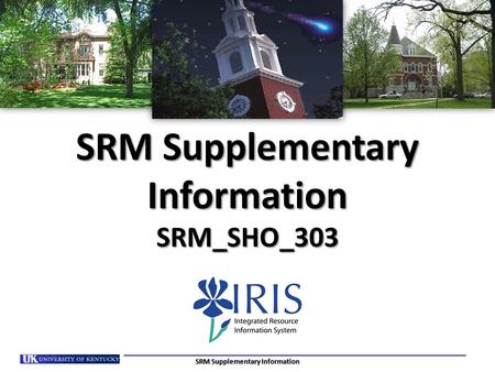 SRM Supplementary Information SRM_SHO_303