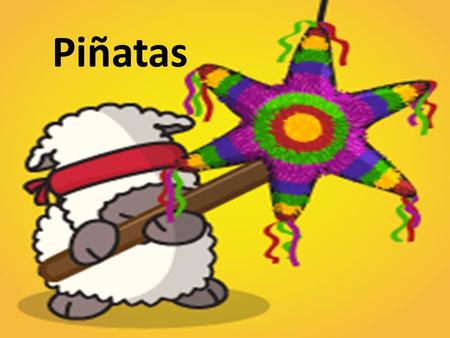 Piñatas. History of the Piñata The piñata is said to have originated at the same time as the Christmas posadas in Mexico. Around this time, some friars.