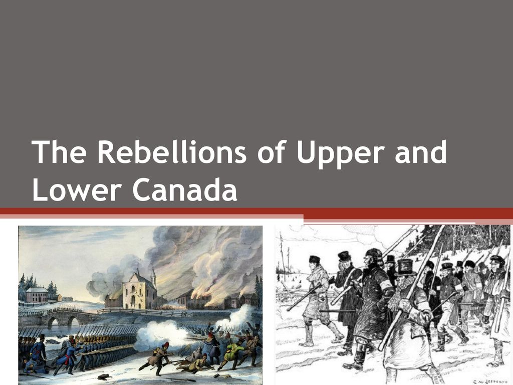 upper and lower canada
