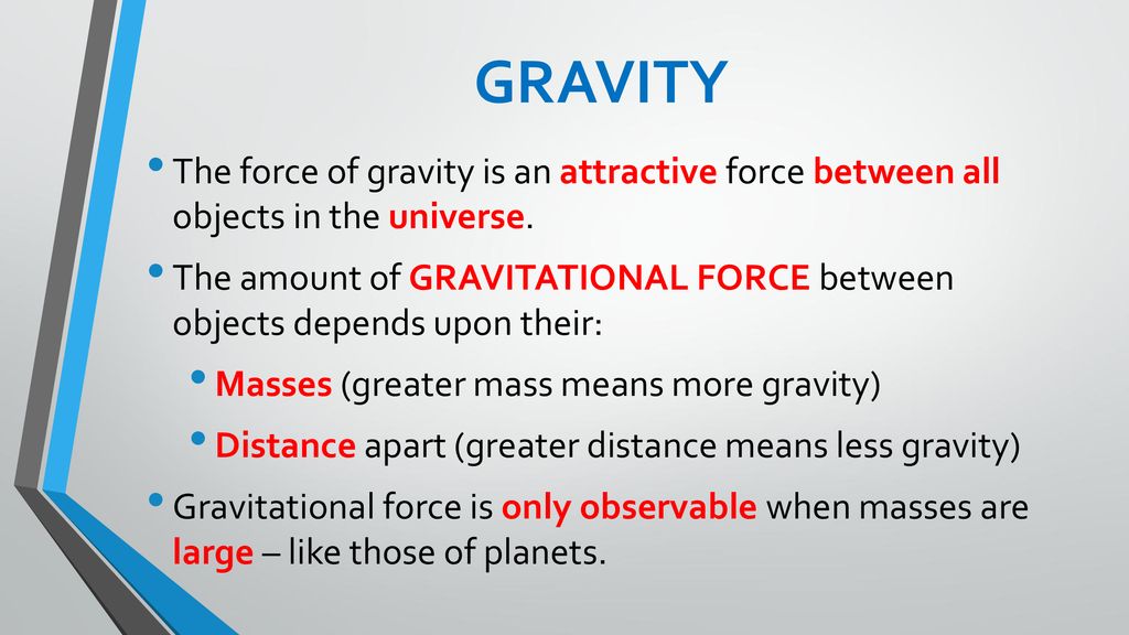 What force is only attractive?