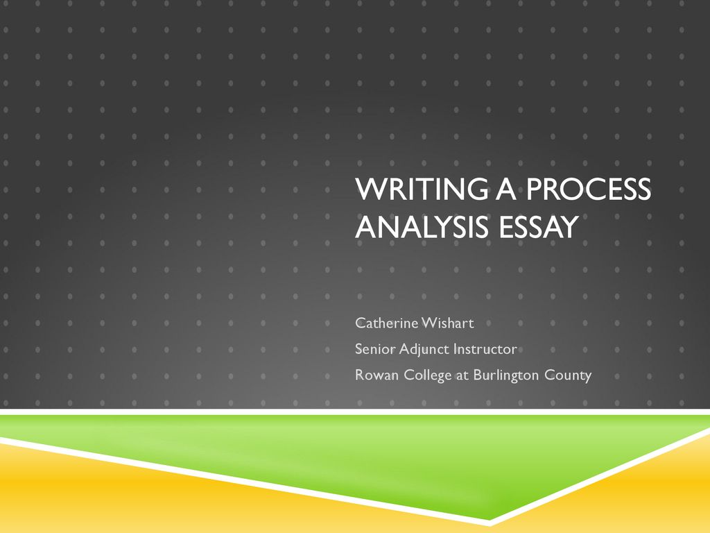 in essay writing the process of analysis includes