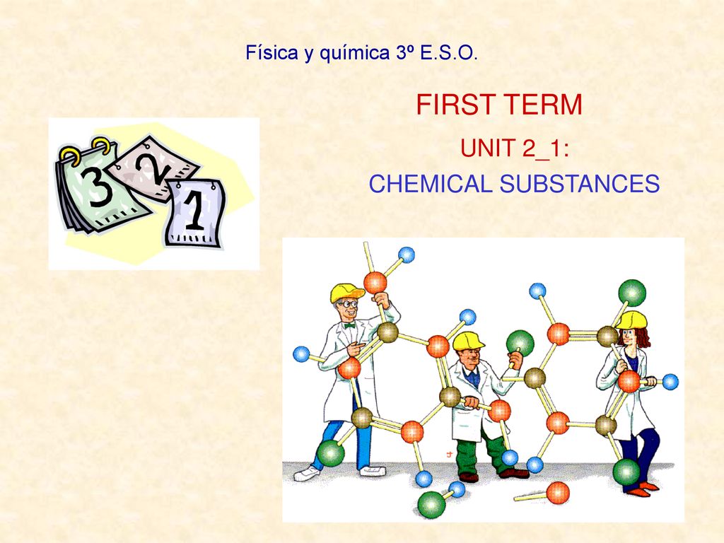 Fisica Y Quimica 3º E S O First Term Unit 2 1 Chemical Substances Ppt Download