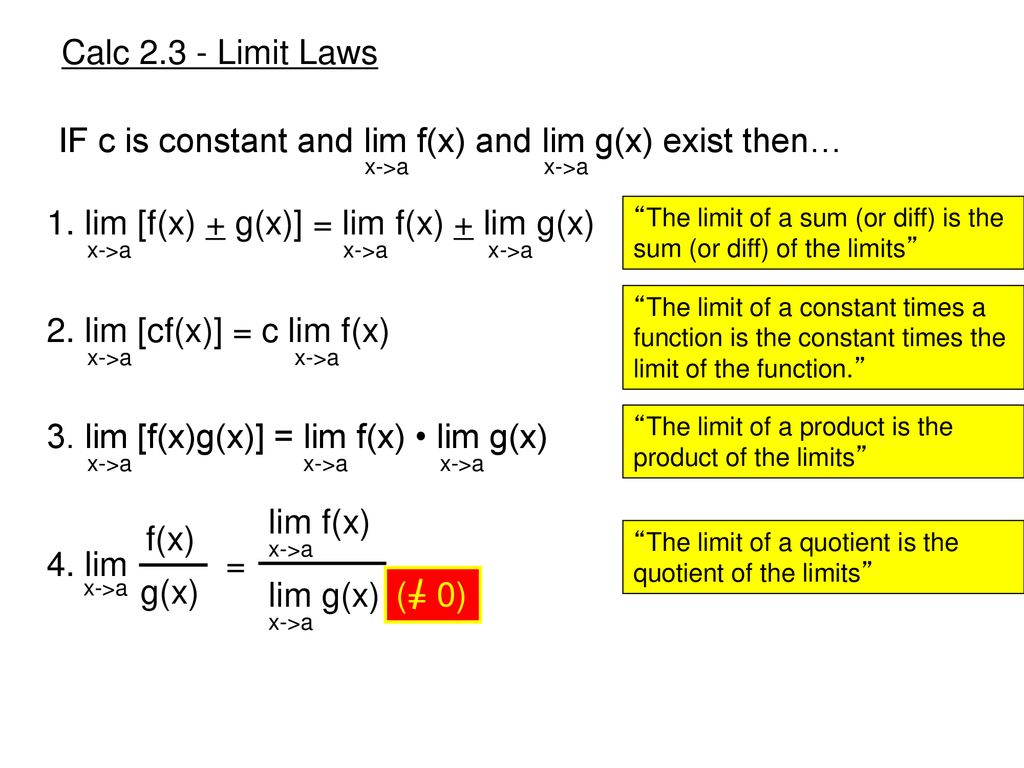 If C Is Constant And Lim F X And Lim G X Exist Then Ppt Download If C Is Constant And Lim F X And Lim G X Exist Then Ppt Download