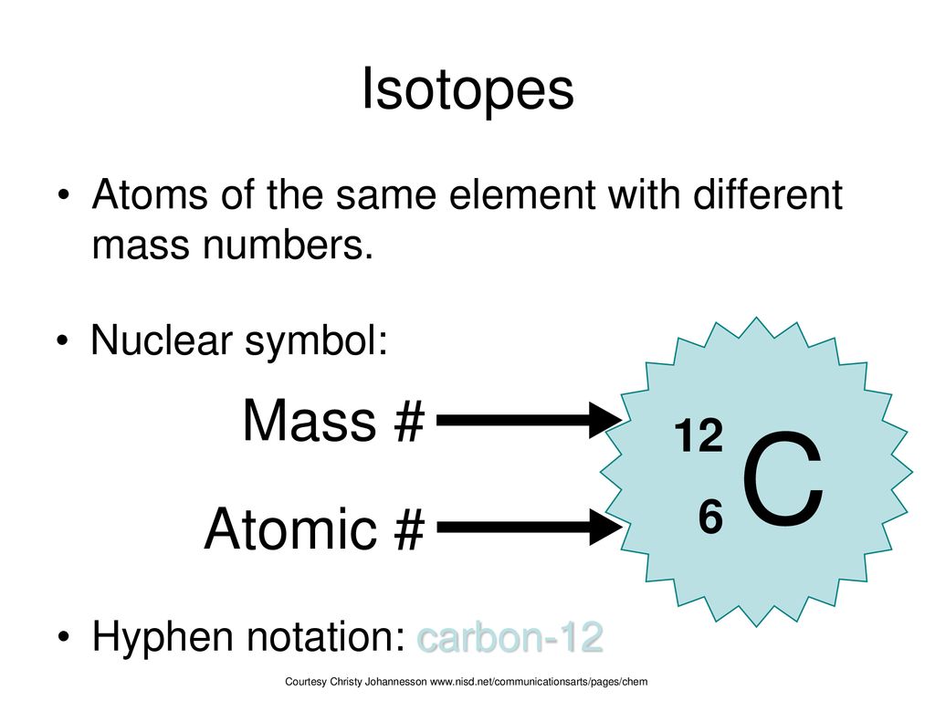 C Isotopes Mass  Atomic  20 20   ppt download
