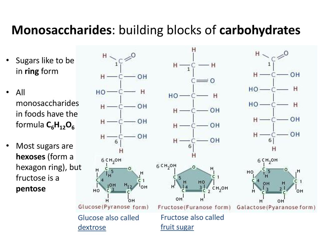 Monosaccharides: building blocks of carbohydrates - ppt download