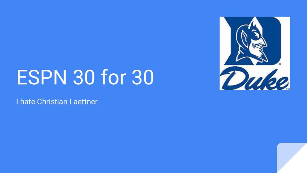 I Hate Christian Laettner ESPN 30 for 30 Documentary TV Review