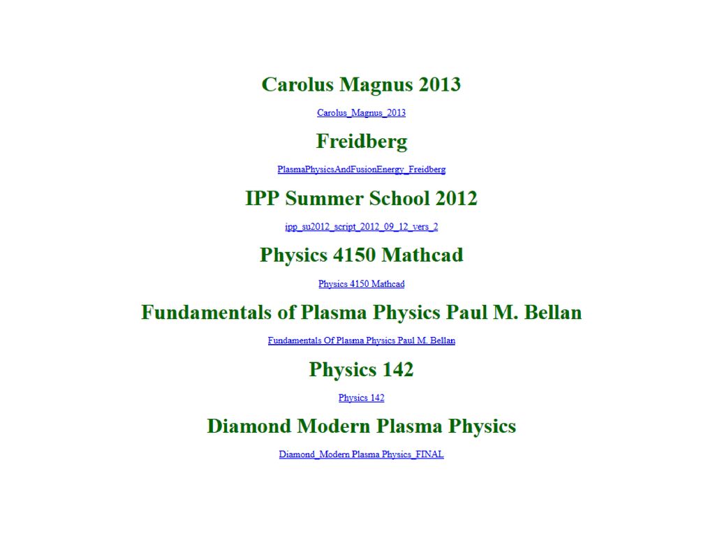 Plasma Physics And Controlled Fusion Ppt Download