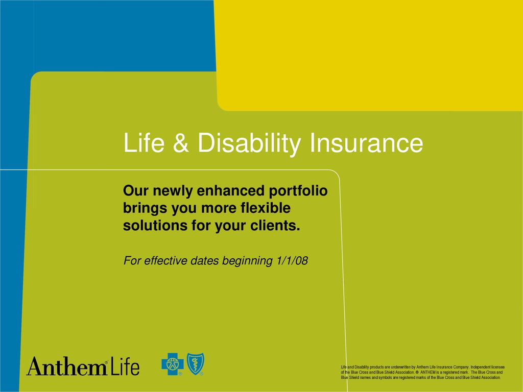 Life Disability Insurance Ppt Download
