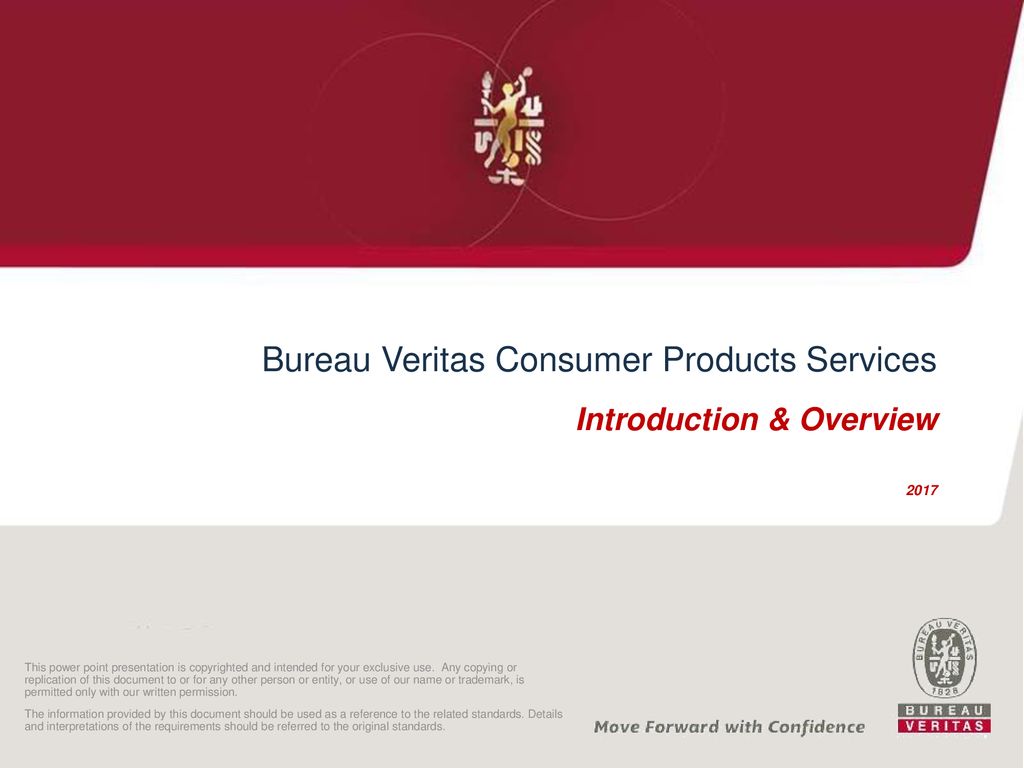 Bureau Veritas Consumer Products Services - ppt download