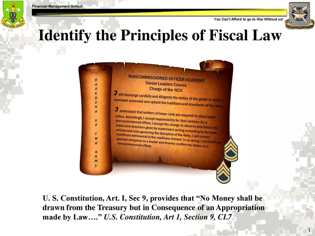 Identify The Principles Of Fiscal Law Ppt Download