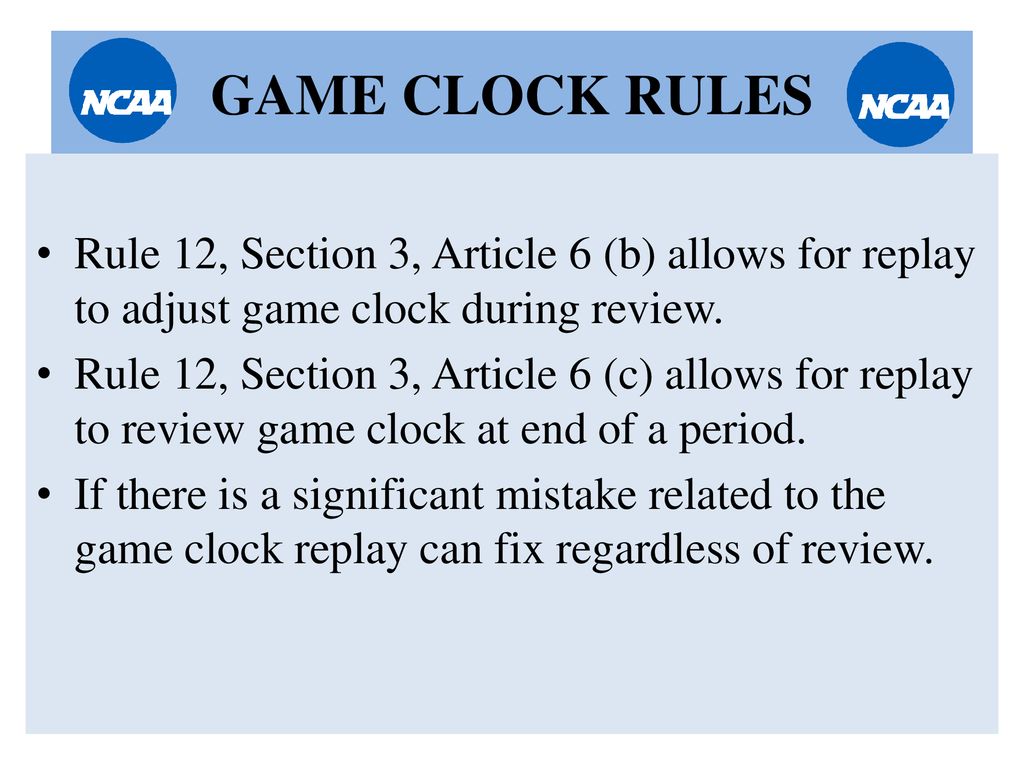 Penalties, clock errors are non-reviewable plays for officials 