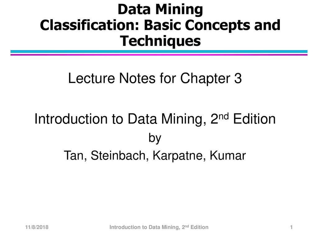 Data Mining Classification: Basic Concepts and Techniques - ppt download
