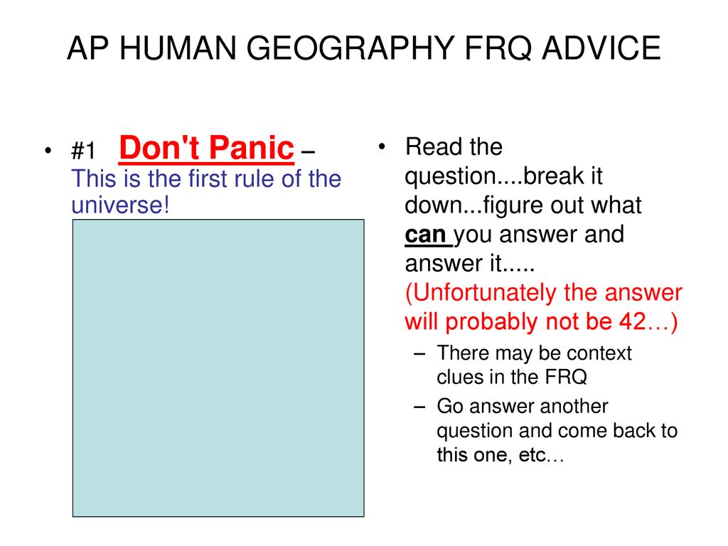 Ap Human Geography Frq Advice Ppt Download