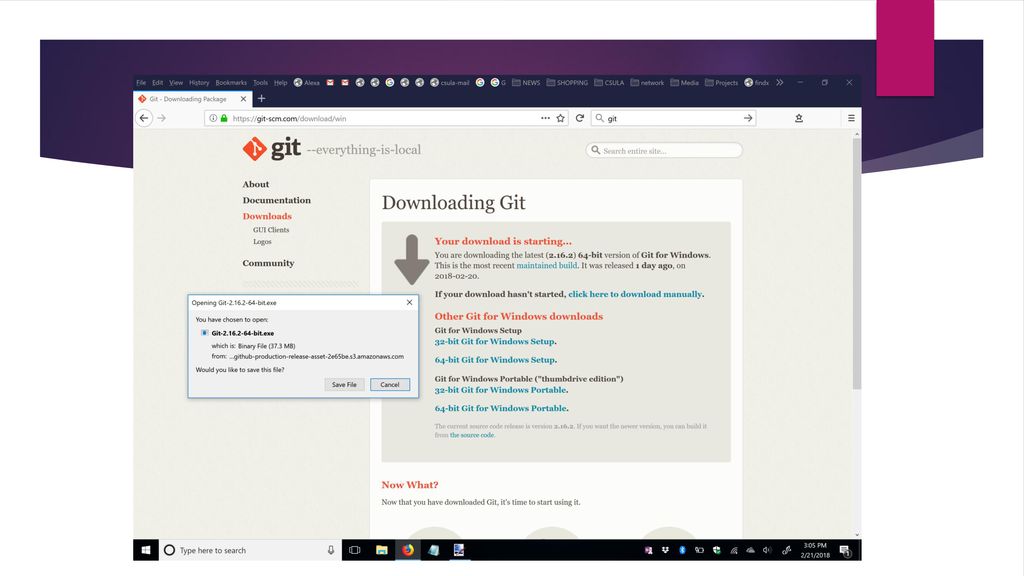 Setting Up Git Gitbash And Github Ppt Download