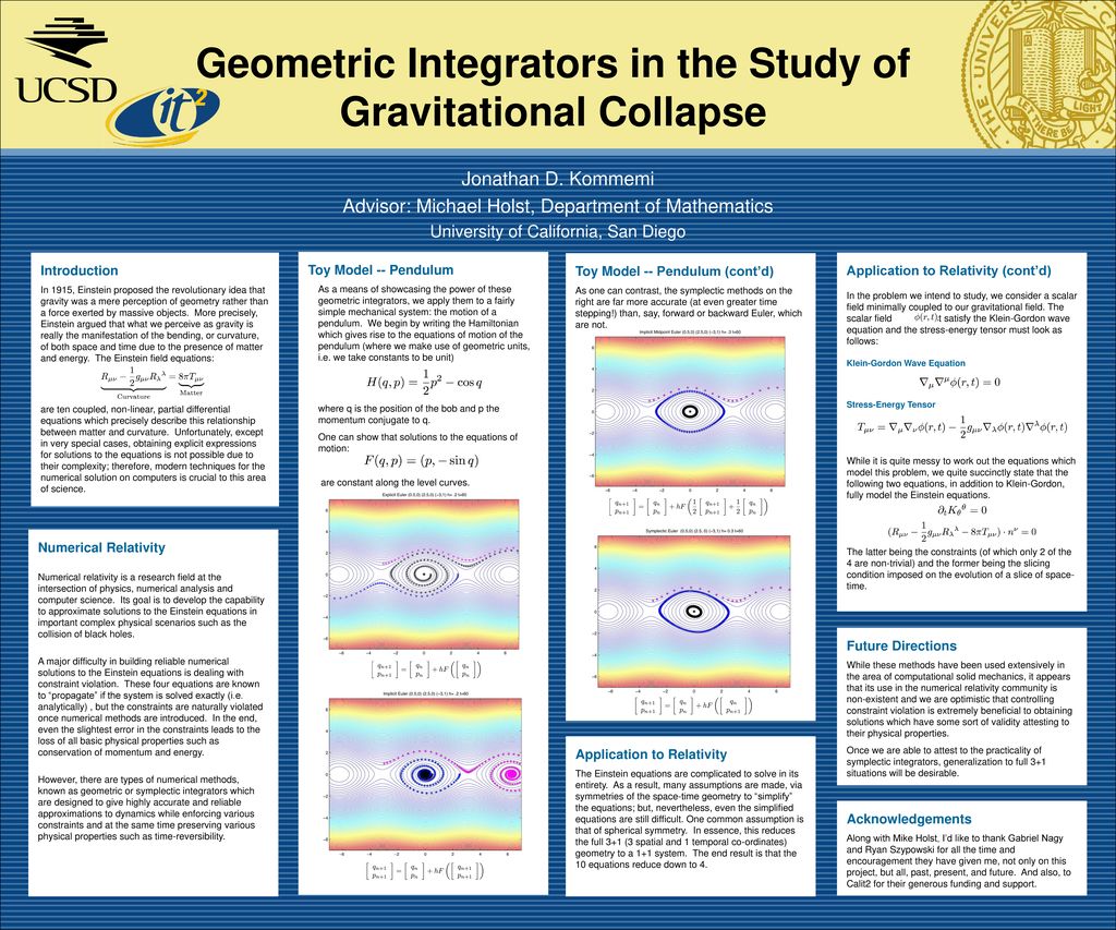 Geometric Integrators In The Study Of Gravitational Collapse Ppt Download