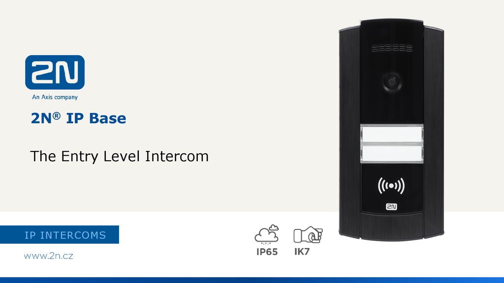 2N® IP Base The Entry Level Intercom. - ppt download
