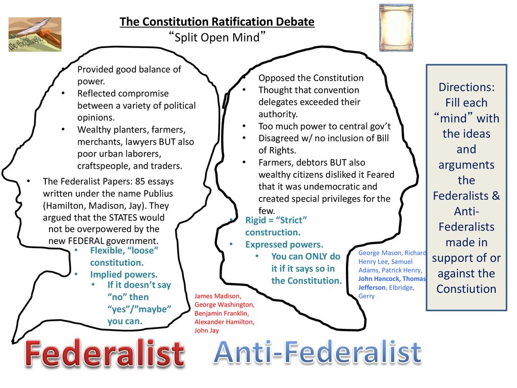 Federalists And Anti-federalists Venn Diagram Mrippolito.com